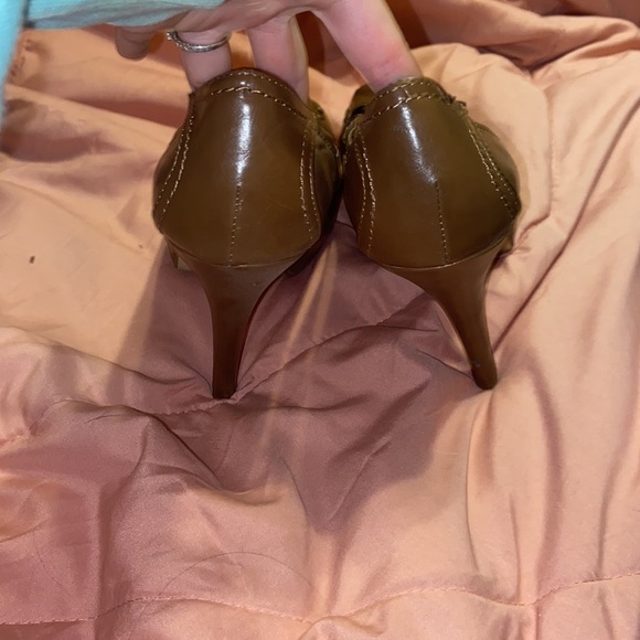 Work brown heels - Picture 3 of 5